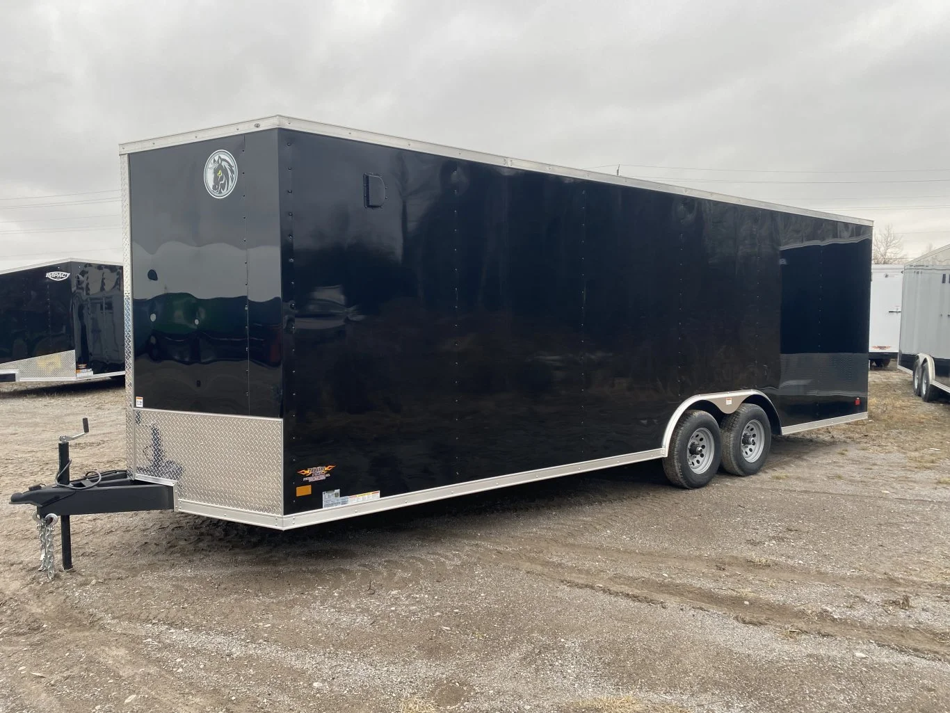 Open car hauler trailer