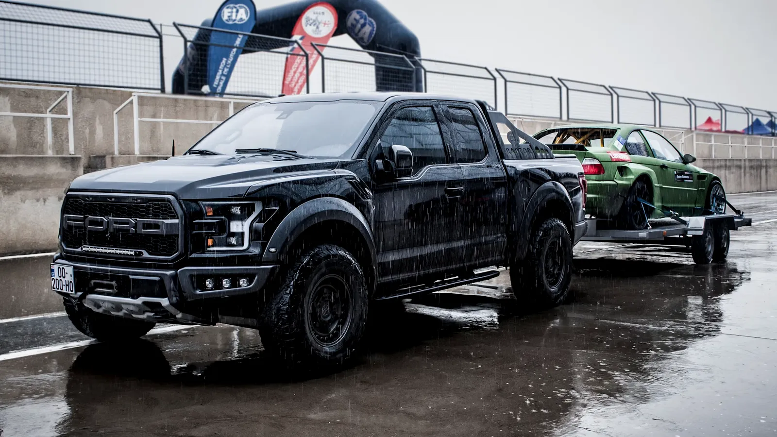 Heavy-duty pickup truck from the Limur rental fleet